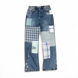 NWT Free People Jean Patchwork 29